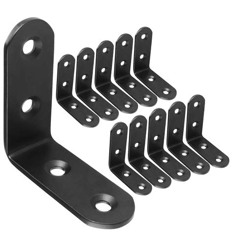 black metal brackets lowes|heavy duty metal angle brackets.